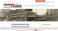 Desktop Screenshot of mudanzasrojals.com