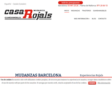 Tablet Screenshot of mudanzasrojals.com